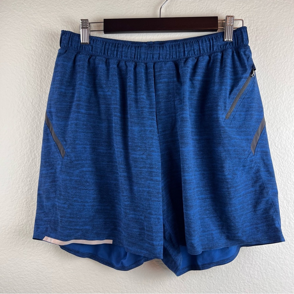 Men's Blue Lululemon Athletic Shorts Lined Size Large